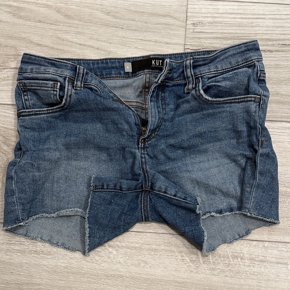 Kut from the Kloth Blue Jean Shorts